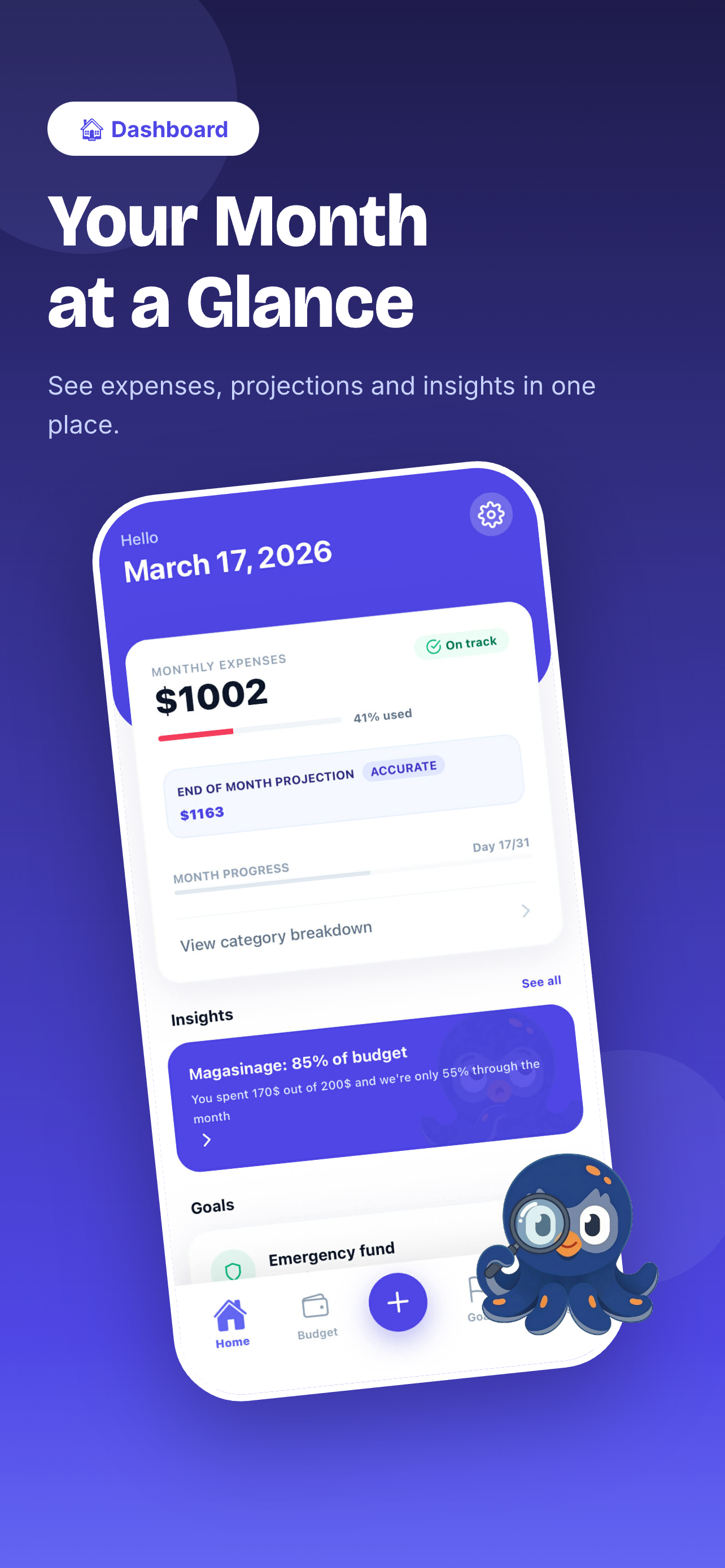 Savings Goals