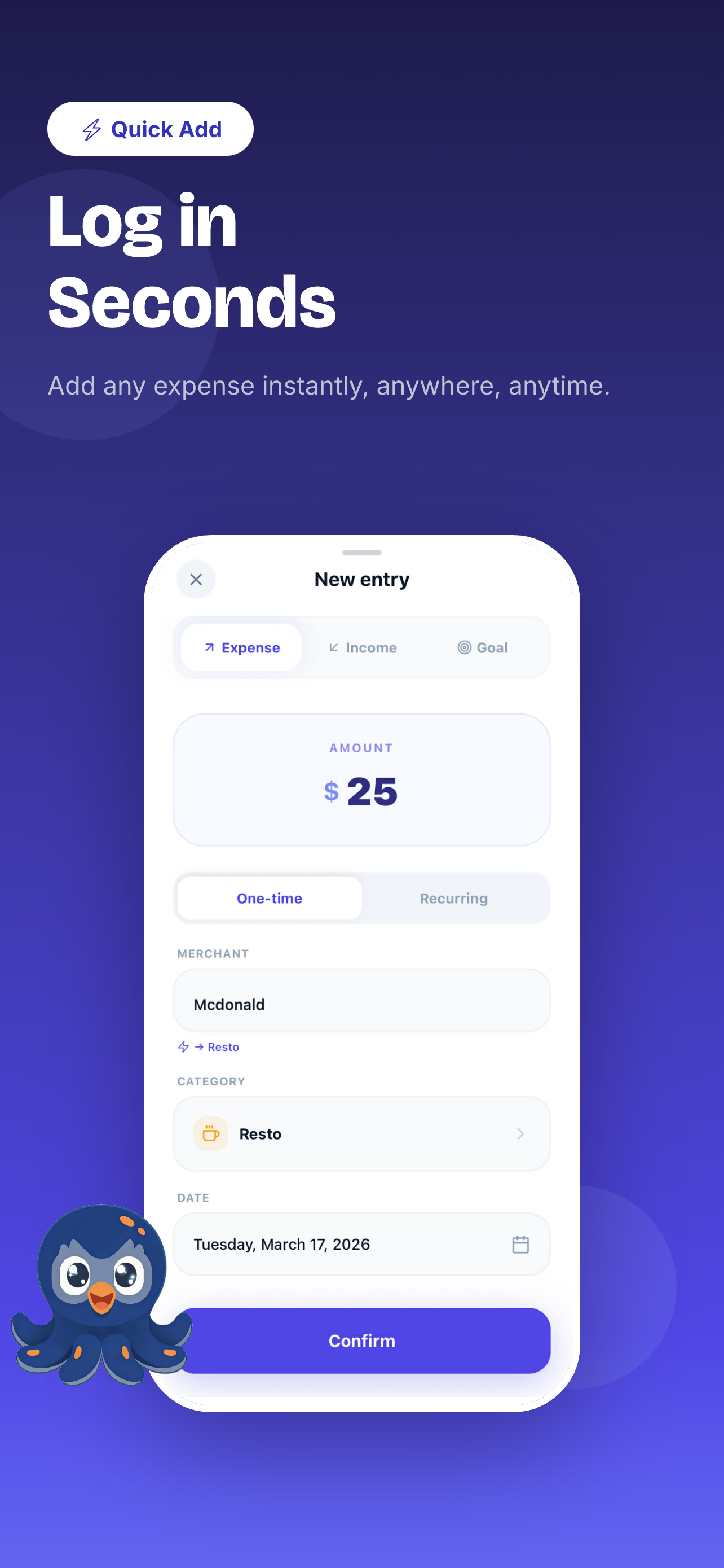Expense Tracking
